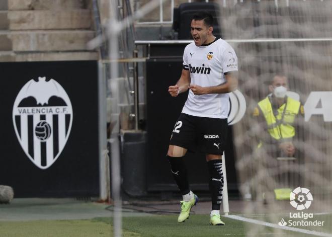 Maxi Gómez celebra el gol que puso fin a su mala racha (Foto: LaLiga)