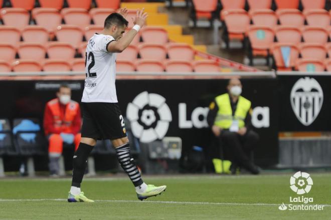 Maxi Gómez celebra su gol (Foto: LaLiga)