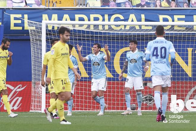 Solari celebra su gol ante el Villarreal (Foto: LaLiga).