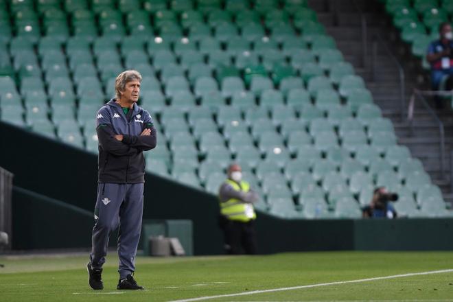 Manuel Pellegrini, entrenador del Betis (Foto: Kiko Hurtado).