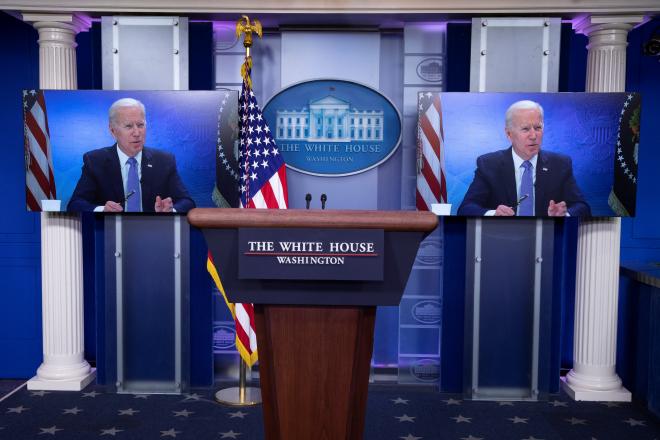 Joe Biden comparece ante los medios de comunicación (Foto: EFE).