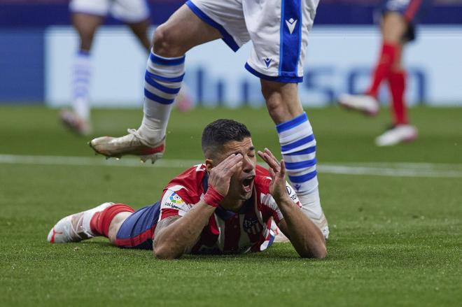 Simeone se refirió a Luis Suárez en rueda de prensa (Foto: Cordon Press). 