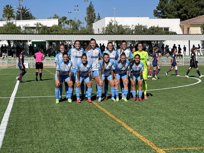 Equipo inicial del Málaga Femenino ante el Levante (Foto: Málaga CF).