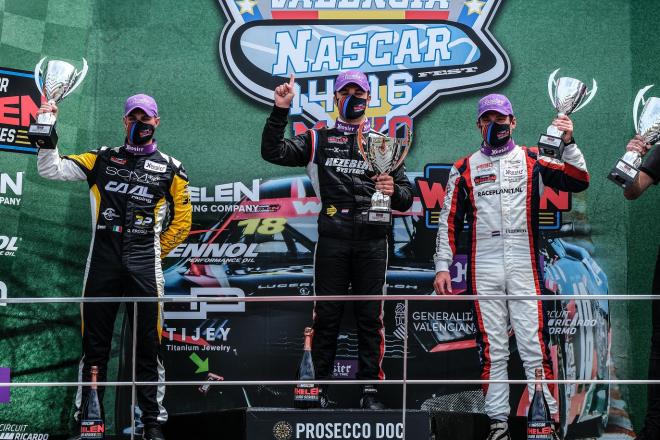 Hezemans completa un fin de semana perfecto en las carreras de la NASCAR europea