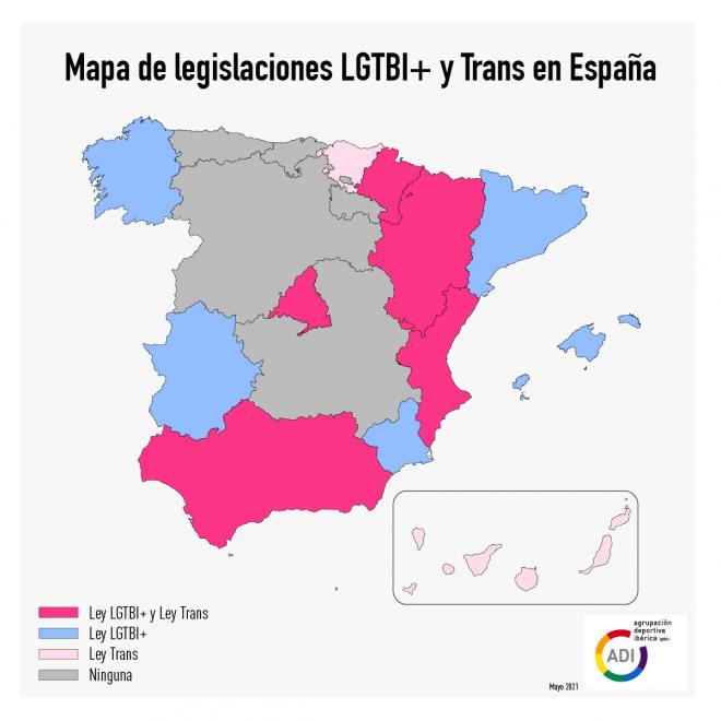 Asturias, a la cola de España en legislación deportiva que proteja al colectivo LGBTI+ (Foto: ADI LGBTI+)