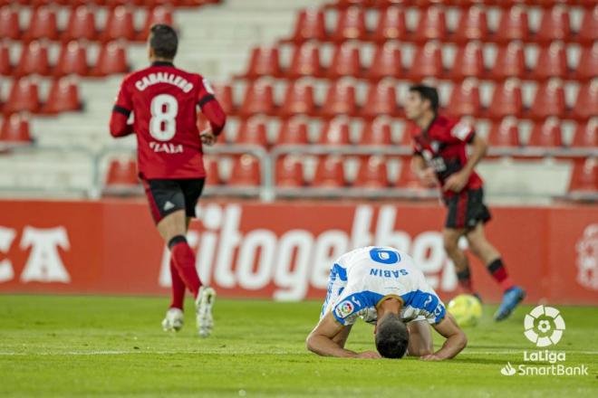 Sabin Merino se lamenta tras una ocasión (Foto: LaLiga).