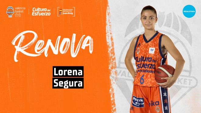 Lorena Segura renueva con Valencia Basket