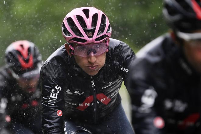 Egan Bernal, durante la etapa (Foto: Cordon Press).