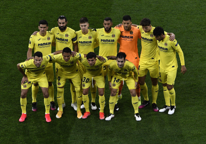 El once del Villarreal en la final de la Europa League (Foto: Cordon Press).