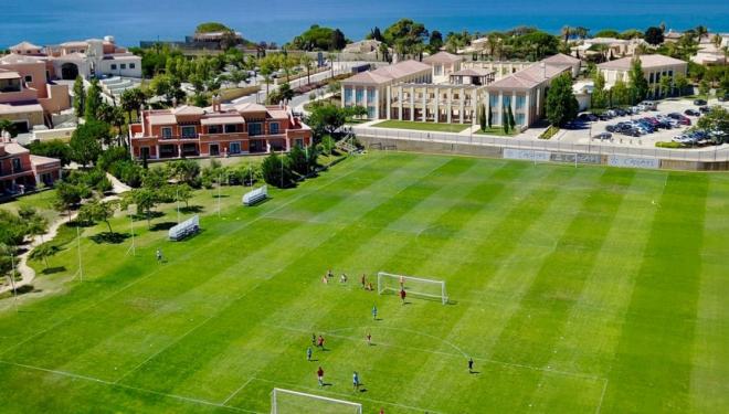 Imagen del campo de Lagos, en el Algarve, donde se concentrará el Sevilla FC.