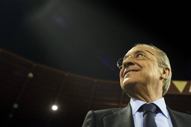 Florentino Pérez, en la pretemporada del Real Madrid (Foto: Cordon Press).