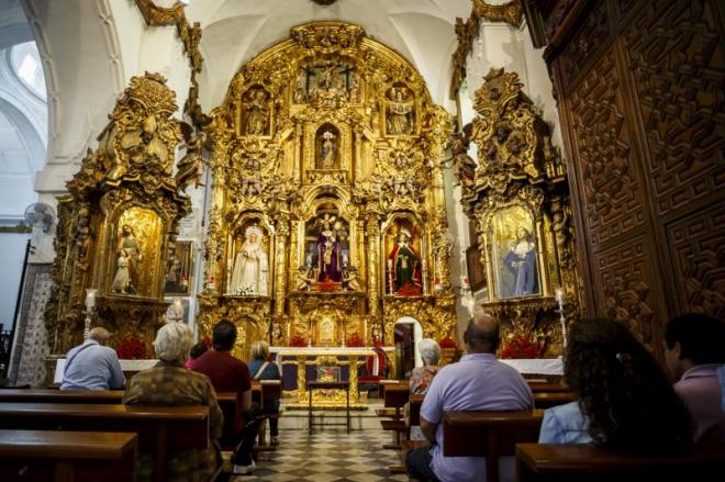 Iglesia de Santa María con cuadros holandeses provenientes de Armenía (Foto: Turismo de Cádiz)