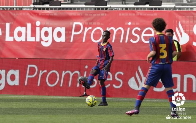 Siriki Kone, en un partido con el Barça en LaLiga Promises (Foto: LaLiga)