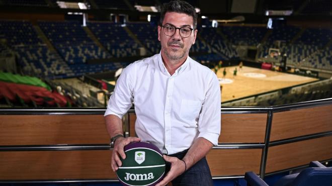 Katsikaris, en el Carpena (Foto: Unicaja CB).