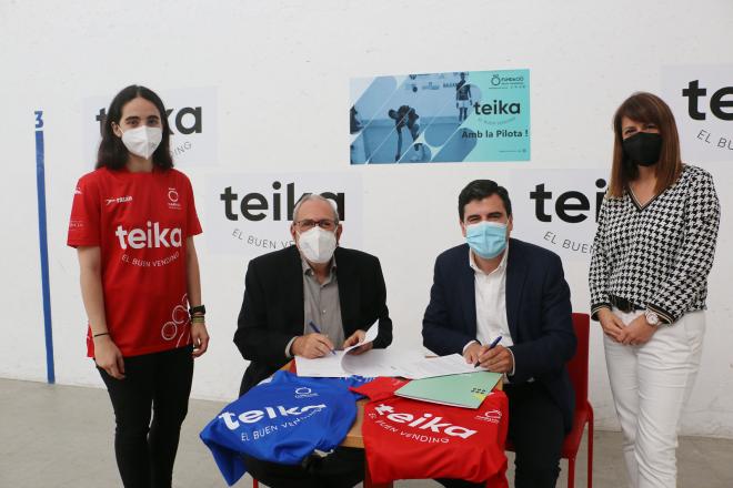 Teika y la Fundació per la Pilota han firmado un convenio de colaboración que tiene como objetivo