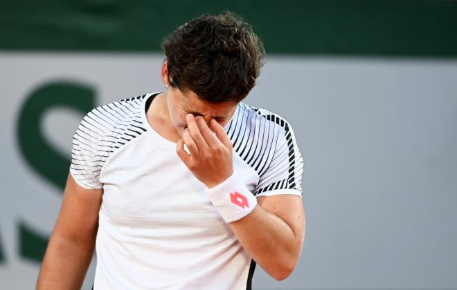 Carla Suárez, en Roland Garros (Foto: EFE).