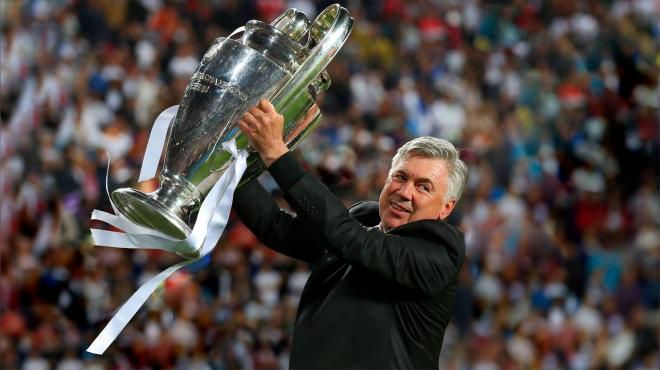 Carlo Ancelotti celebra la décima Champions del Real Madrid (Foto: RM).