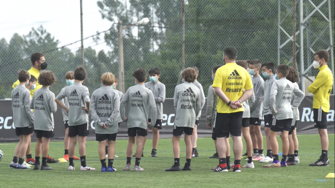 Entrenamiento del Alevín (Foto: RC Celta).