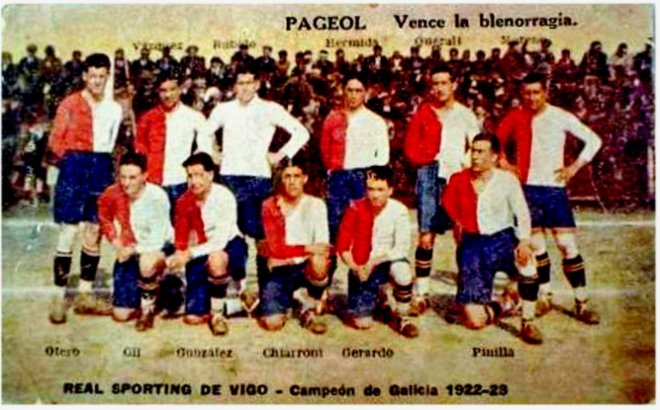 Vigo Sporting, campeón de Galicia en 1922/23.