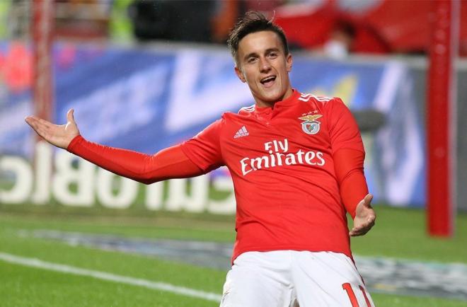 Franco Cervi, delantero del Benfica.