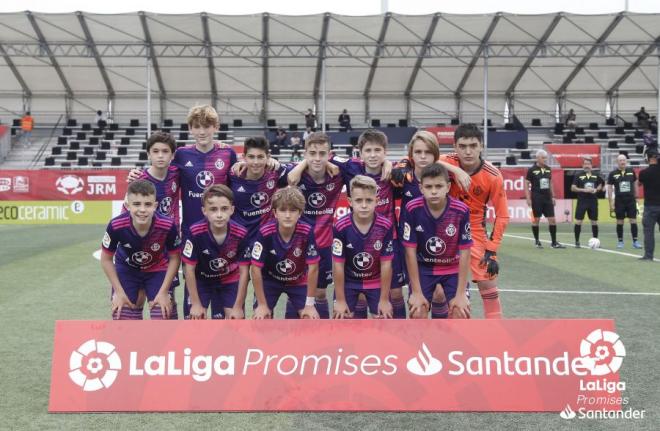 Plantilla del Infantil B del Real Valladolid en LaLiga Promises 2020.