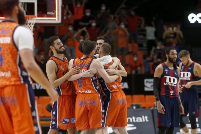 Primer partido del Play Off del Valencia Basket. (Foto: Valencia Basket)