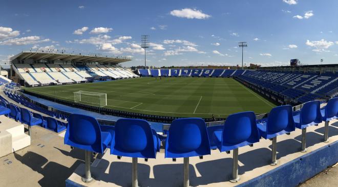 Butarque, estadio del Leganés (Foto: CDL).