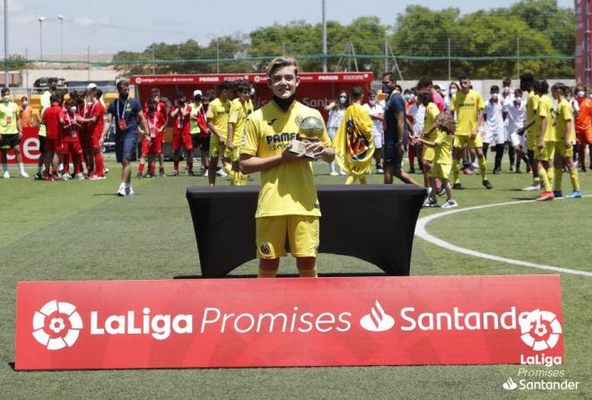 Aitor Landero, MVP de LaLiga Promises (Foto: LaLiga).
