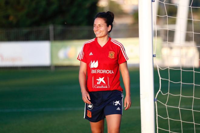 Ivana Andrés con la selección española.