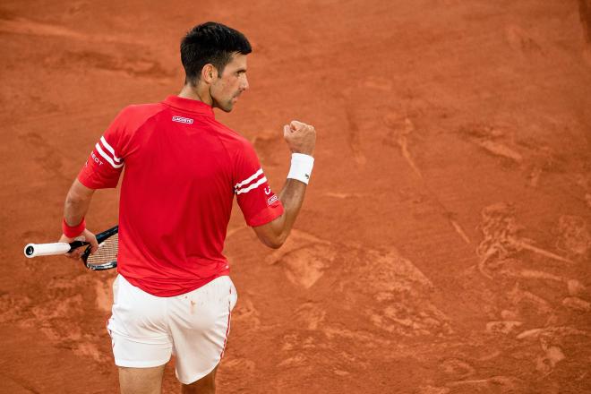 Djokovic celebra un punto ante Nadal (Foto: Cordon Press).
