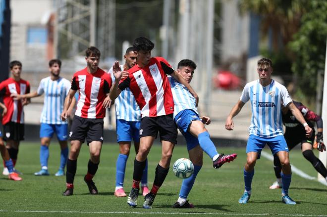 El Juvenil de Imanol de la Sota ha jugado la ida en Málaga (Foto: Athletic Club).