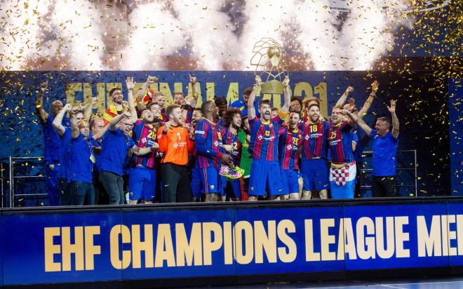El Barcelona, campeón de la Champions de balonmano (Foto: @FCB_Handbol).