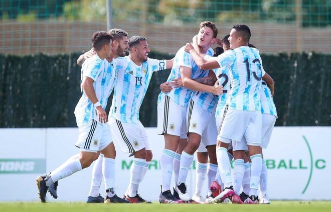 Argentina sub 23 arrasa en Marbella Football Center