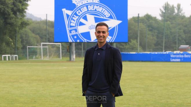 Borja Jiménez, entrenador del Deportivo (Foto: RCD).