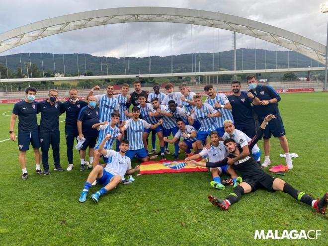 El Málaga Juvenil pasa de ronda en la Copa de Campeones ante el Athletic (Foto: Málaga CF).