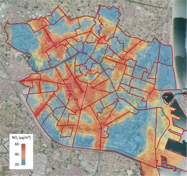 Estos son los barrios con más contaminación de València (Foto: EFE)