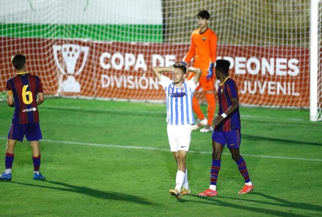 Lance del Barça-Málaga de la Copa de Campeones (Foto: RFEF).