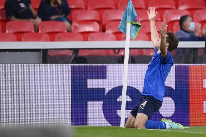 Chiesa celebra su gol en el italia-Austria de la Eurocopa (Foto: Cordon Press).