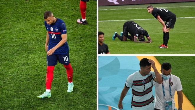 Francia, Alemania y Portugal, eliminadas en octavos de la Eurocopa (Fotos: Cordon Press).