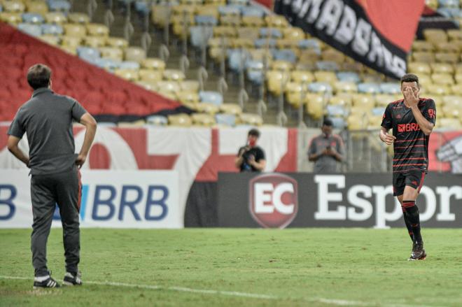 Rodrigo Muniz celebra un gol con Flamengo (Foto: Cordon Press).