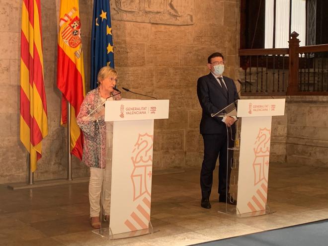 Ximo Puig y Ana Barceló prorrogan las medidas