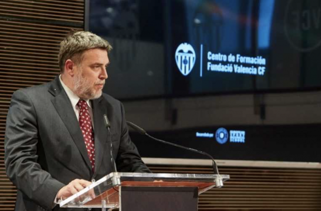 Pablo Mantilla, despedido como director de la Fundación Valencia CF. (Foto: Valencia CF)