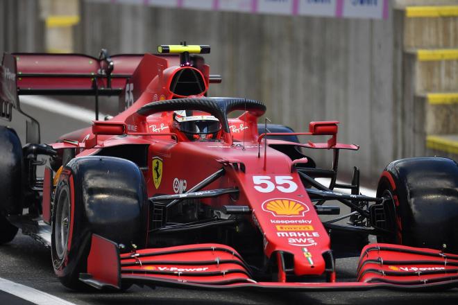 Coche de Carlos Sainz de Ferrari (Foto: Cordon Press).