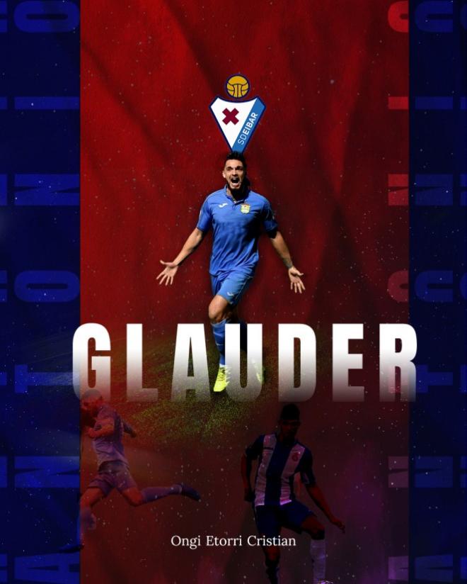 Glauder, nuevo jugador del Eibar.
