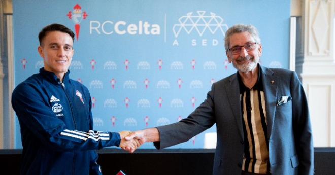 Franco Cervi y Carlos Mouriño (Foto: RC Celta).