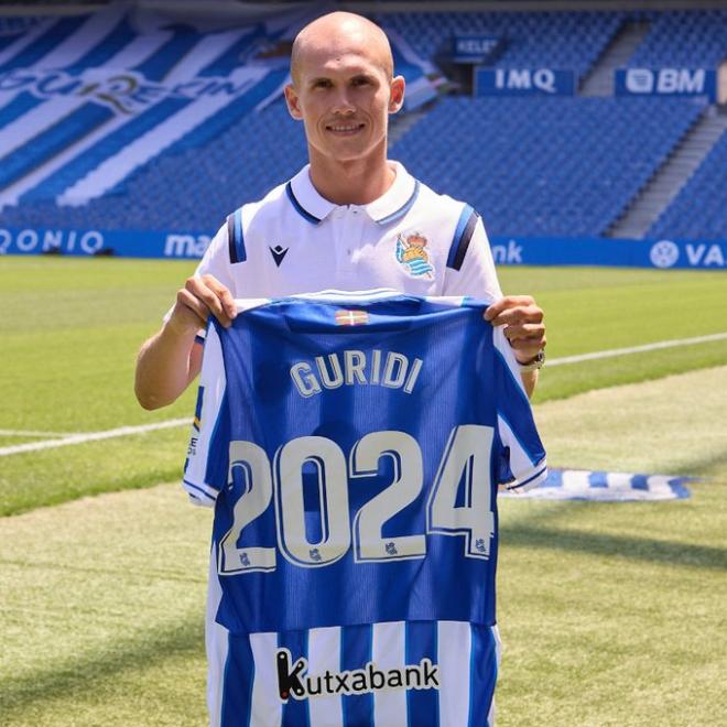 Jon Guridi ha renovado hasta 2024 (Foto: Real Sociedad).
