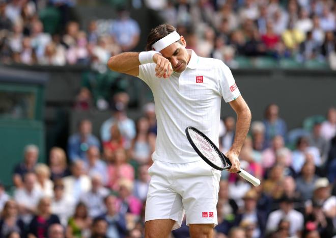 Roger Federer, en Wimbledon (Foto: Cordon Press).