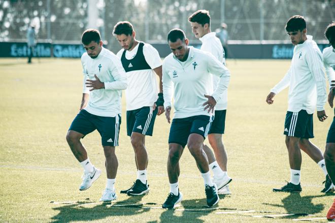 Mallo, Kevin y Beltrán (Foto: RC Celta).