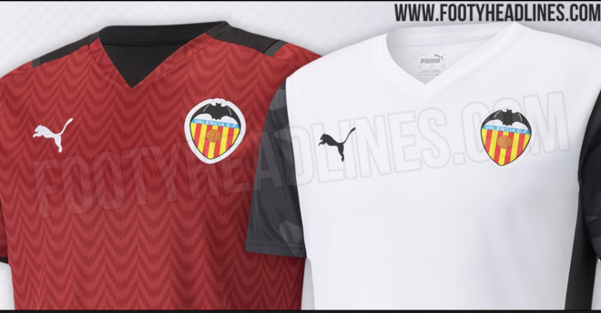 El granate Torino vuelve a las camisetas del Valencia CF y además lo hace con un murciélago que no lleva la blanca.
