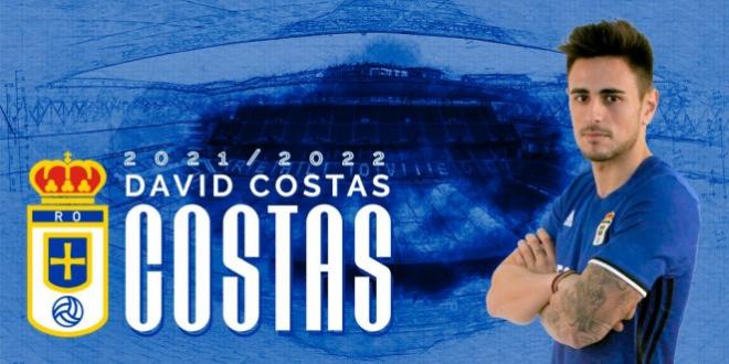 David Costas, nuevo fichaje del Real OViedo (Foto: Real Oviedo).